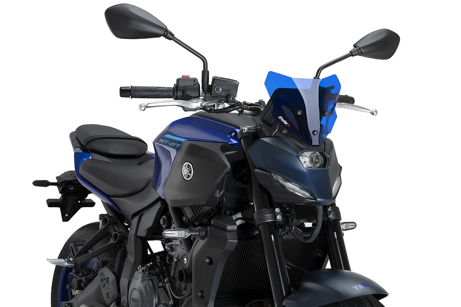 YAMAHA MT-07 Y-AMT [2025] - Új generációs sportszélvédő | Kék | PUIG 22412A
