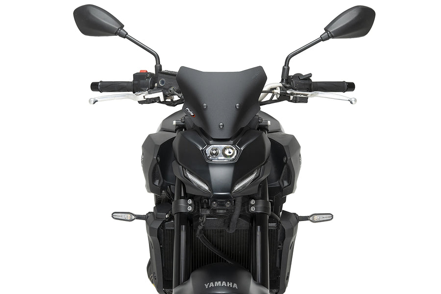 YAMAHA MT-07 Y-AMT [2025] - Új generációs sportszélvédő | Matt fekete | PUIG 22412J