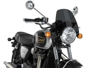 TRIUMPH BONNEVILLE T 120 BLACK [2025] - PUIG új generációs sport szélvédő | Erősen tónusú | PUIG 22453F