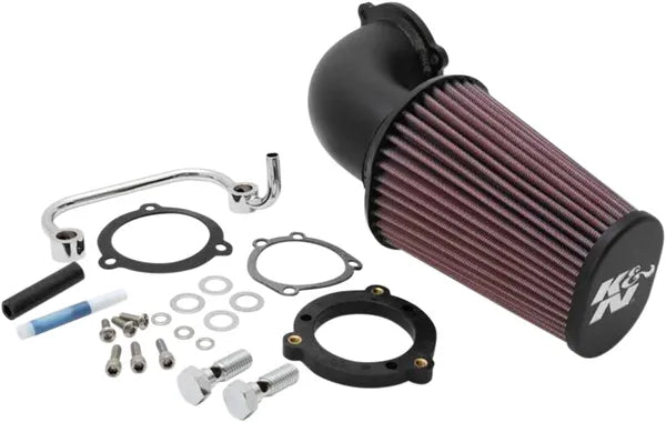 Harley Davidson Sportster 883 Iron XL 883 N [K & N] - Aircharger® szívórendszer tüskén hajlított alumínium szívócső készlettel