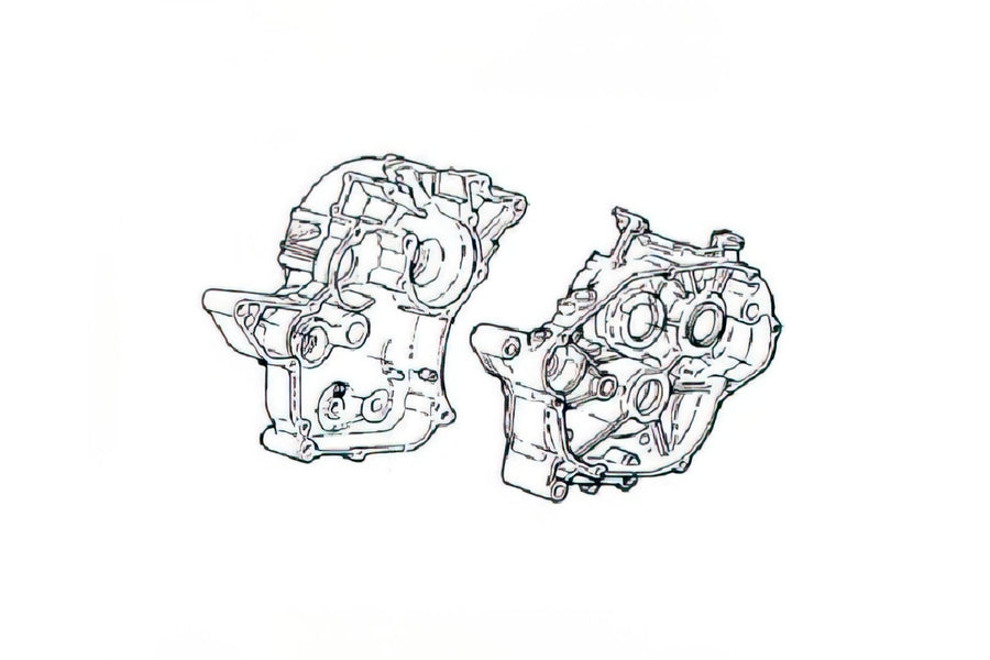 Beta RR-T SM 50 2T - Motorgehäuse original Ersatzteil