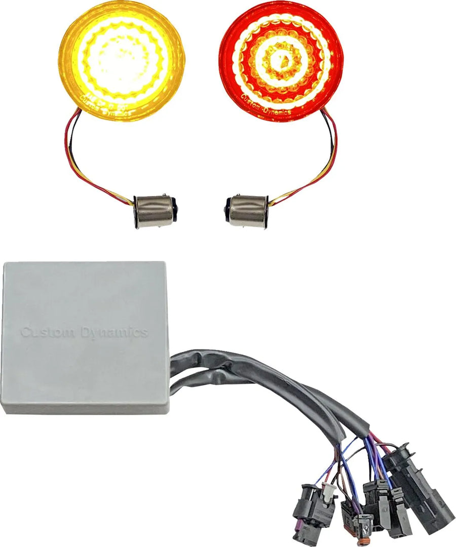 harley-davidson street bob [CUSTOM DYNAMICS] – SMART LED bullet irányjelző betétek