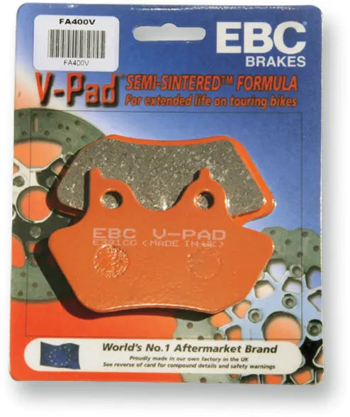 BMW G 650 XMOTO ABS [EBC] – Halbgesinterte „V“-Bremsbeläge vorne