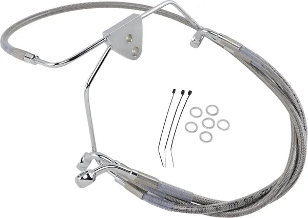 Harley Davidson Flhtcui [DRAG SPECIALTIES] – Rozsdamentes acél fékvezeték-készlet, kiterjesztett