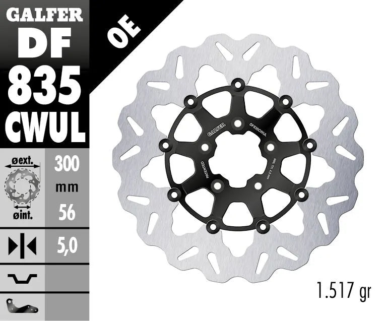 Harley-Davidson XL 1200 C Sportster Custom [2020] - Bremsscheiben – Oberfläche: Schwarz, Silber – Bild 2