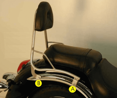 Kawasaki VN 900 Cla [2006-2017] - Sissybar csomagtartó nélkül