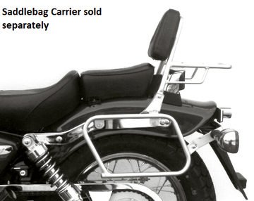 Honda CA 125 Rebel [1995-2001] - Sissybar krómozott csomagtartóval