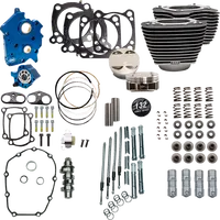 Harley-Davidson FLHCS 1923 Softail Heritage Classic 117 [2026] - 132" Power Package Motorleistungs-Kit – Oberfläche: Schwarz, Hervorgehobene Lamellen – Bild 10
