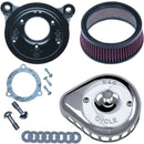 Harley-Davidson FLSS 1800 Softail Slim S [2016-2017] - Mini Teardrop Stealth Luftfilter-Kit – Oberfläche: Silber – Bild 2