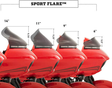 harley davidson touring [KLOCK WERKS] – Pro Touring Flare™ szélvédő - 0
