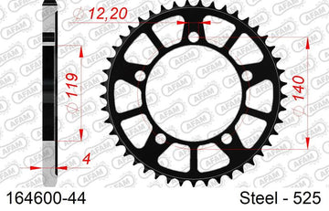 BMW M 1000 R [2023-2026] - Kettenkit 525XHR3 17/47-122 - Standard Kettenrad