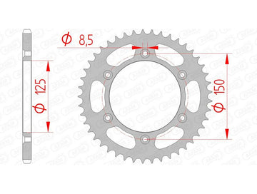 HUSQVARNA FS 450 [2017-2022] - Kettenkit 520XSR 14/45-114 - Standard Kettenrad
