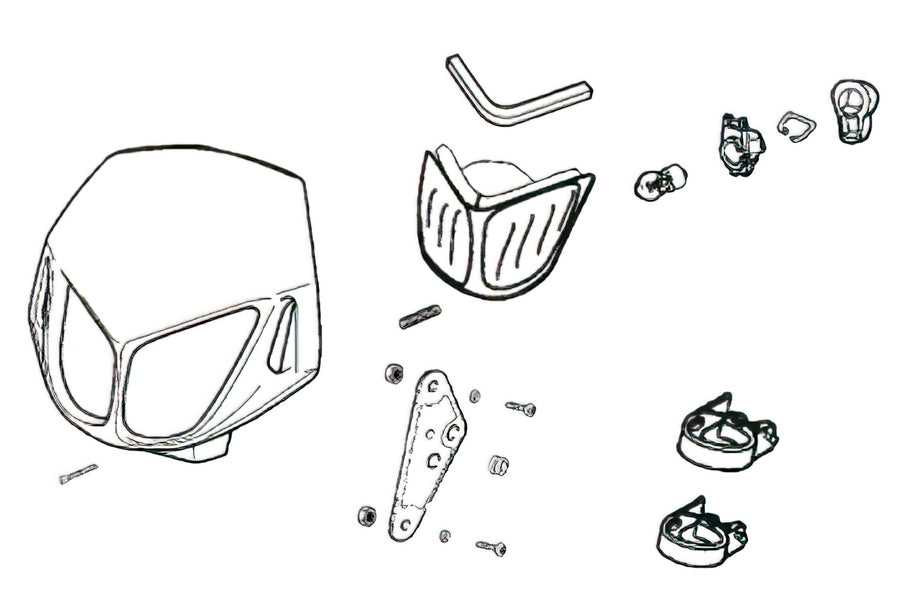 Generic Trigger SM 50 2T AM6 - Scheinwerfermaske Doppeloptik