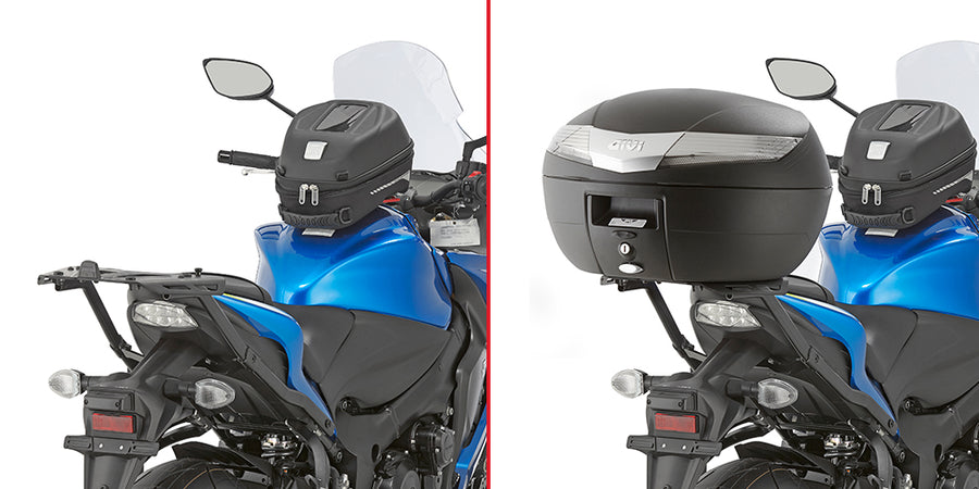 Suzuki GSX S 1000 F / GSX S 1000 [GIVI] - Felső toktartó MONOKEY® vagy MONOLOCK® tokokhoz, amelyeket a