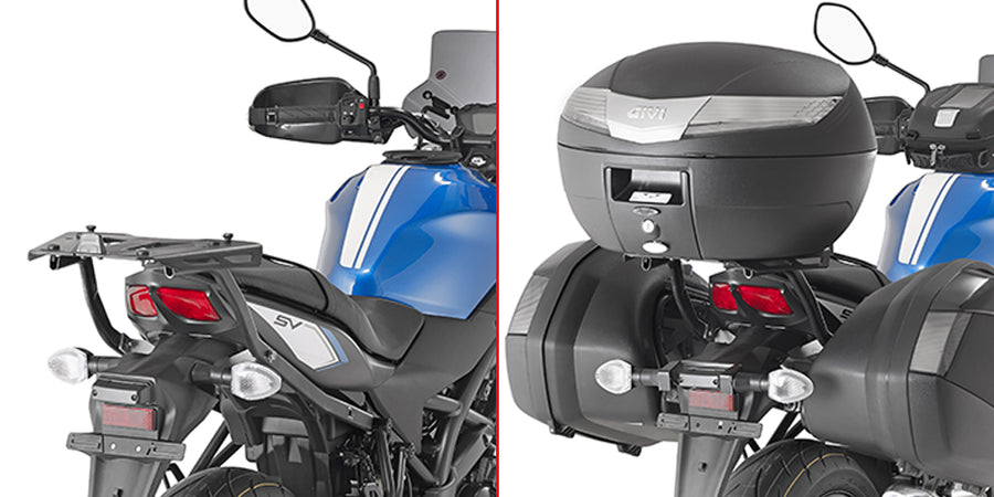 Suzuki SV 650 [GIVI] - Felső toktartó MONOKEY® vagy MONOLOCK® tokokhoz, a MONOKEY® M5 lemezre szerelhető