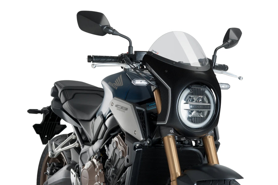 HONDA CB 650 R NEO SPORTS CAFE [2023] – Retro fényvédő képernyő – fekete
