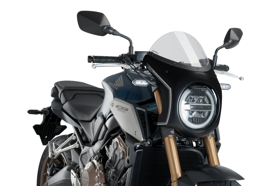HONDA CB 650 R NEO SPORTS CAFE [2023] – Retro fényvédő képernyő – fekete