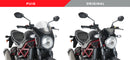 SUZUKI SV 650 [2025] – Retro fényvédő képernyő – fekete-1