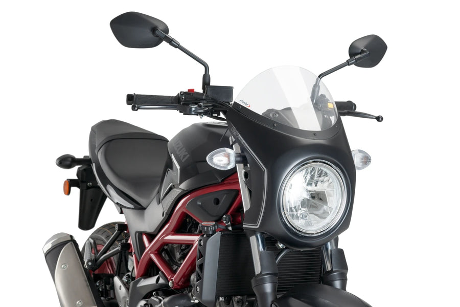 SUZUKI SV 650 [2025] – Retro fényvédő képernyő – fekete