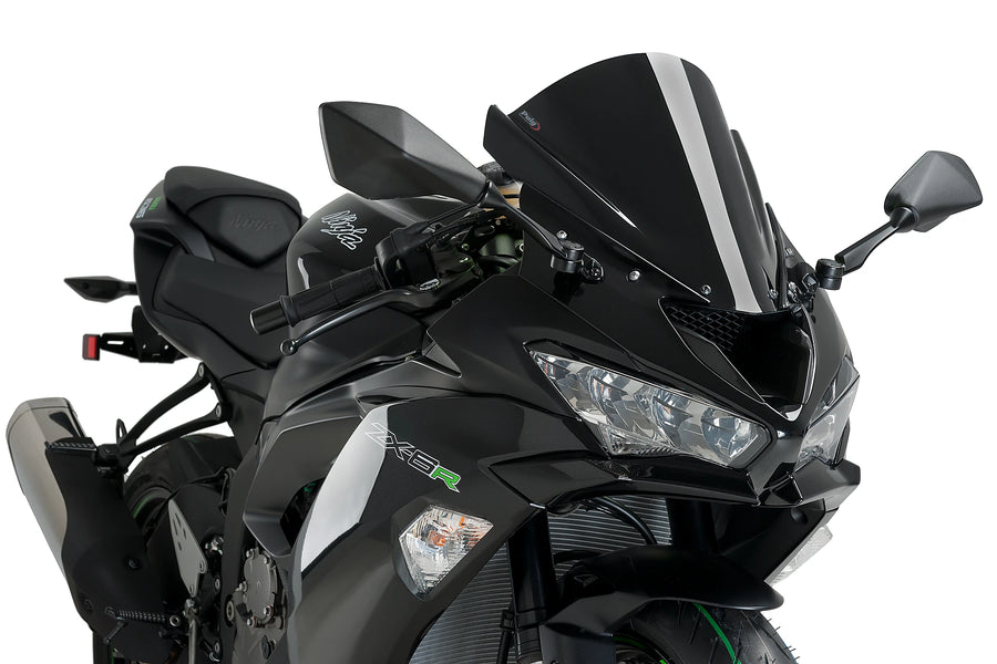 KAWASAKI ZX-6R NINJA [2018] - Z-Racing képernyő | Fekete | PUIG 3177N