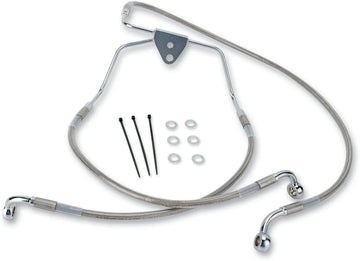harley davidson flhtcui [DRAG SPECIALTIES] - Rozsdamentes acél meghosszabbított fékvezeték készlet