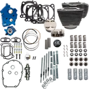 Harley-Davidson FLHTCUTG 1750 Tri Glide Ultra 107 [2018, 2019] - 132" Power Package Motorleistungs-Kit – Oberfläche: Schwarz, Hervorgehobene Lamellen – Bild 10
