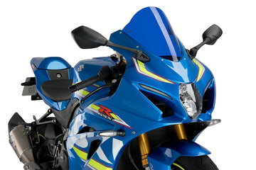 SUZUKI GSX-R 1000 R [2021] - PUIG R-Racer képernyő | Kék | PUIG 3631A