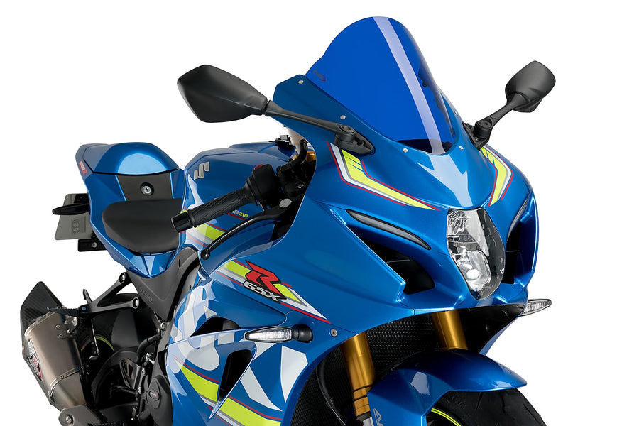 SUZUKI GSX-R 1000 R [2021] - PUIG R-Racer képernyő | Kék | PUIG 3631A