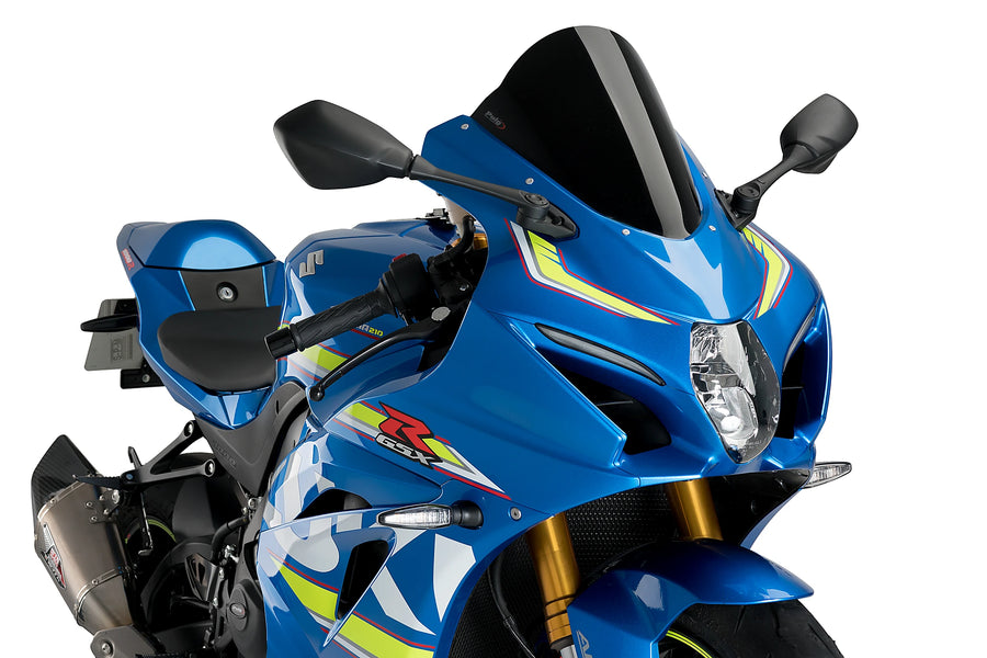 SUZUKI GSX-R 1000 R [2021] - PUIG R-Racer képernyő | Fekete | PUIG 3631N