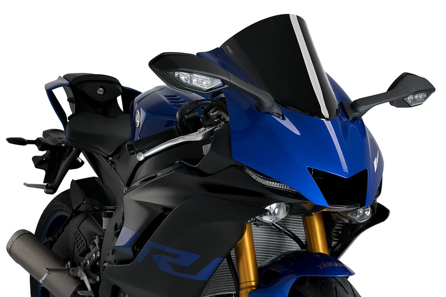 YAMAHA YZF-R6 RACE [2025] - PUIG R-Racer képernyő | Fekete | PUIG 3633N