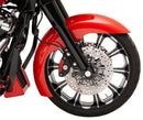 harley davidson dyna [KLOCK WERKS] - Hugger sorozatú első sárvédő rögzítőelemekkel a Softail/Dyna számára-3