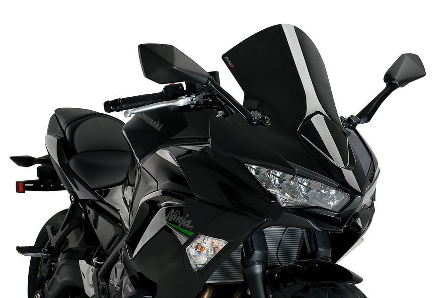 KAWASAKI NINJA 650 [2025] – R-Racer képernyő | Fekete | PUIG 3880N