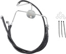harley davidson flhr [DRAG SPECIALTIES] – Extended Black Brake Line Kit-1