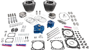 Harley-Davidson FLSTFI 1923 Softail Fat Boy Gray Ghost 117 [2026] - 132" Power Package Motorleistungs-Kit – Oberfläche: Black Granite – Bild 1
