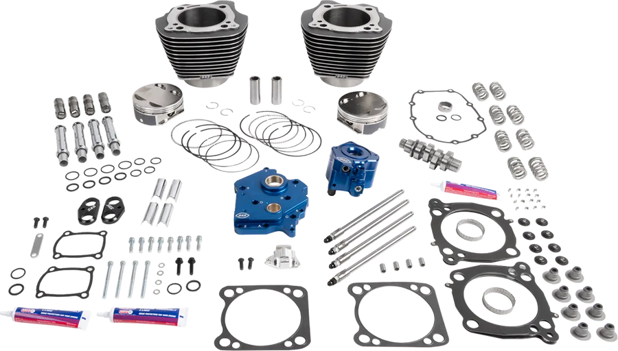 Harley-Davidson FLHCS 1923 Softail Heritage Classic Solo 117 [2026] - 132" Power Package Motorleistungs-Kit – Oberfläche: Black Granite – Bild 1