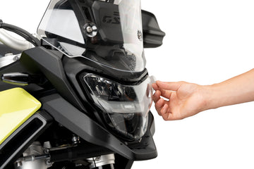 BMW F 900 GS [2025] – Tapadó fényszóróvédelem – Átlátszó - 0