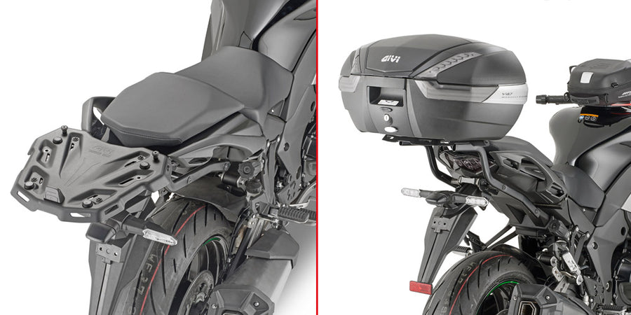 Kawasaki Ninja 1100 SX [GIVI] - Felső toktartó MONOKEY® vagy MONOLOCK® tokhoz, nem kompatibilis semmilyen típusú tokkal