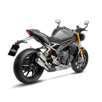 Triumph Speed ​​​​Triple 1200 RS [LEOVINCE] – LV-10 felcsúsztatható hangtompító rozsdamentes acélból