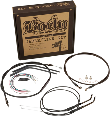 harley-davidson street bob [BURLY BRAND] – Jail Bar kábelkészlet - 0