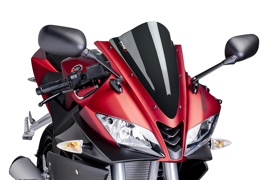 YAMAHA YZF-R 125 [2018] - PUIG versenyképernyő | Carbon megjelenés | PUIG 4637C