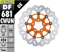 Harley-Davidson Xl 883 R Roadster [2010-2013, 2014-2015] - Schwimmende Wave-Bremsscheibe – Oberfläche: Orange, Silber, Edelstahl – Bild 2