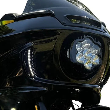 Harley-davidson LOW Rider [CUSTOM DYNAMICS] – Shark Demon 2 Performance LED fényszóró