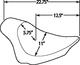 harley davidson flst [DRAG SPECIALITÁS] – EZ-ON szólóülés konzollal
