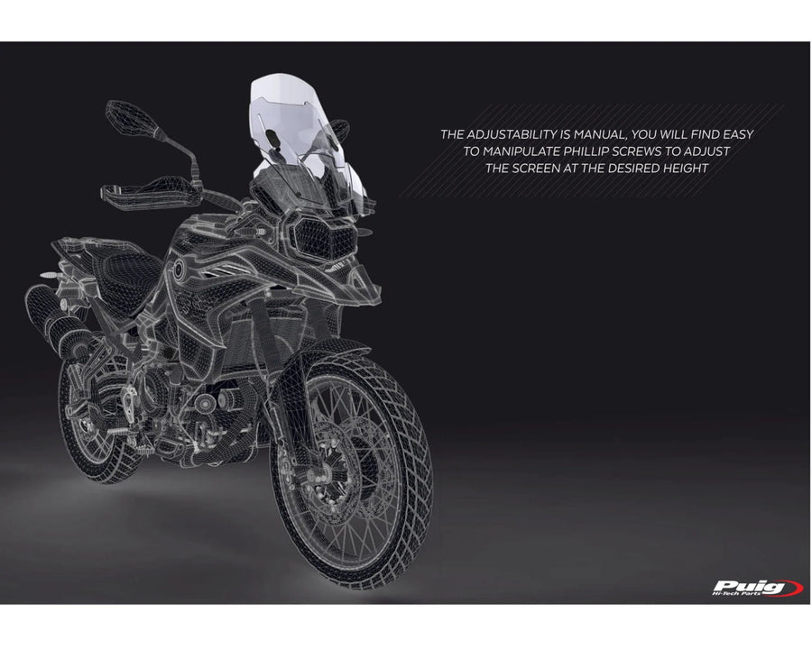 BMW F 750 GS [2024] – Állítható szélvédő – erősen színezett