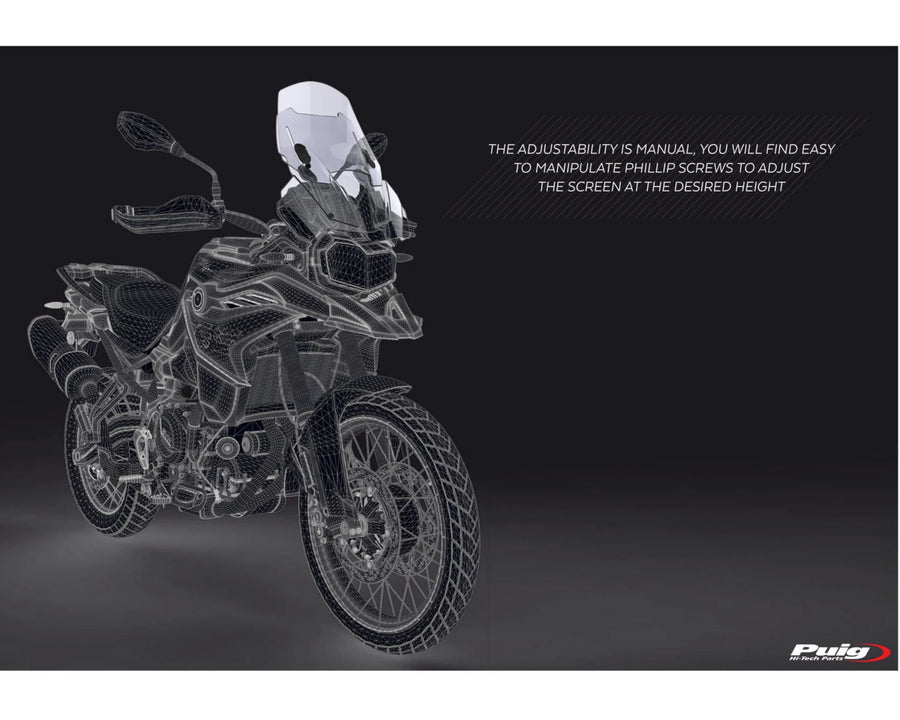 BMW F 750 GS [2024] – Állítható szélvédő – Színezett