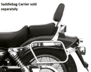 Honda CA 125 Rebel [1995-2001] - Sissybar csomagtartó nélkül, krómozott