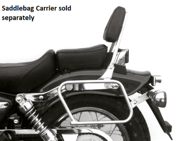 Honda CA 125 Rebel [1995-2001] - Sissybar csomagtartó nélkül, krómozott