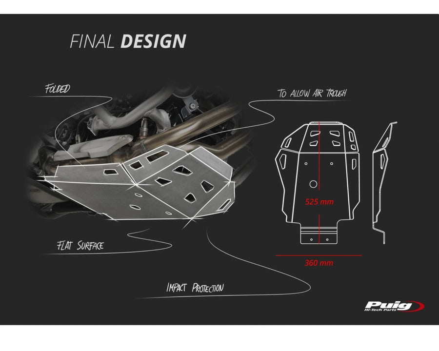 BMW F 900 GS [2025] – Motorvédő – ezüst