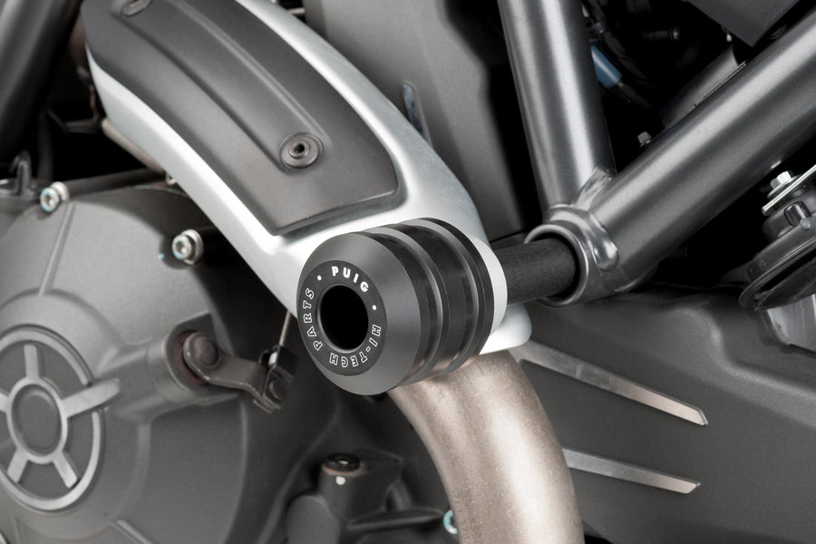 DUCATI SCRAMBLER URBAN MOTARD [2025] – Crash pads vintage – fekete