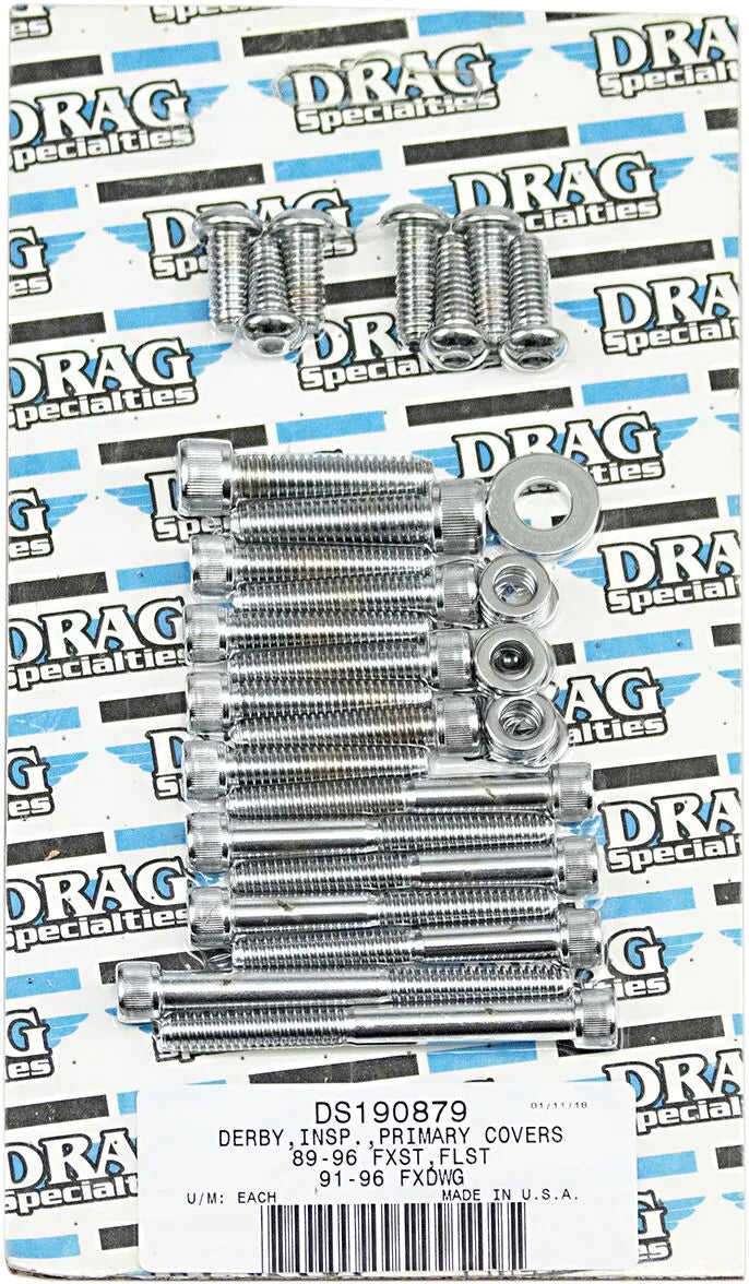 harley davidson fxsts [DRAG SPECIALTIES] – Belső és külső elsődleges/Derby/ellenőrző fedél csavarkészlet